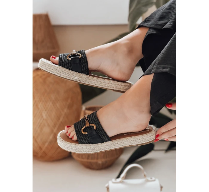 Dámské žabky black model 21990027 - Dstreet