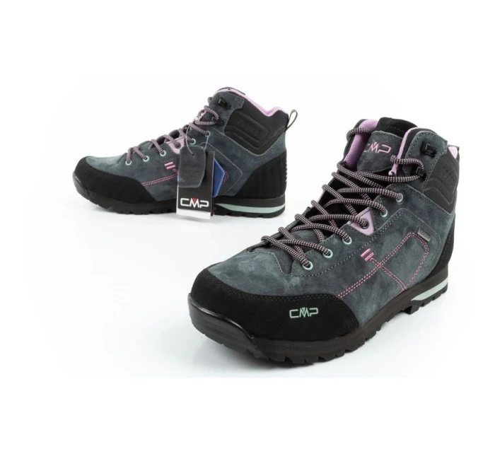 dámské trekové boty kožené nepromokavé kotníkové boty šedé dámské model 21757143 - CMP dámské trekové boty kožené nepromokavé kotníkové boty šedé dámské model 21757143 - CMP
