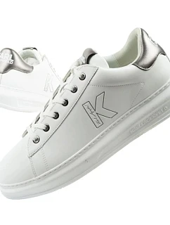 pánské tenisky model 22056000 z přírodní kůže bílé - Karl Lagerfeld