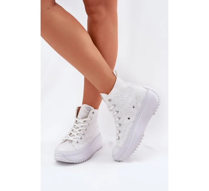 Vysoké Dámské Tenisky model 21694008 Bílé - Lee Cooper