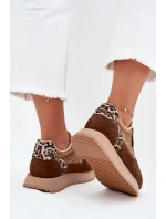 Dámské Semišové Tenisky Big Star OO274A313 HI-POLY SYSTEM Hnědé Leopardí Dámské Semišové Tenisky Big Star OO274A313 HI-POLY SYSTEM Hnědé Leopardí