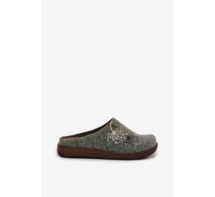Dámská domácí obuv pantofle model 21714615 zelené - Inblu