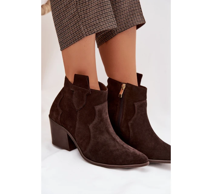 Kožené kožené boty Z  model 22035877 - Zazoo