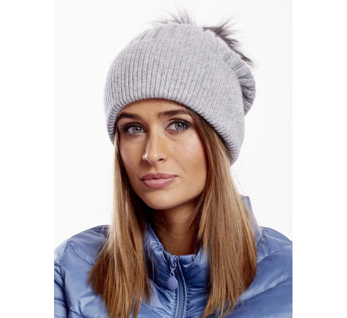 Dámská čepice AT CZ 17230.43 šedá