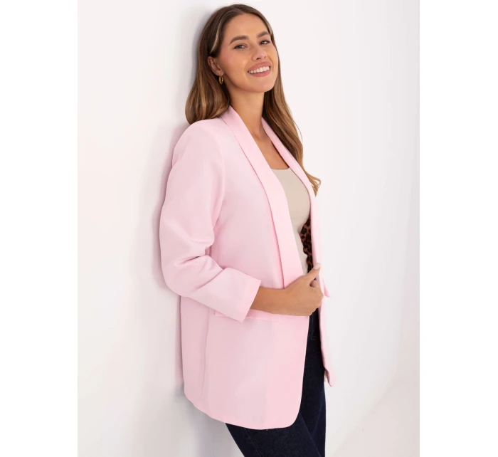 Marynarka DHJ MA  jasny różowy model 21421404 - FPrice