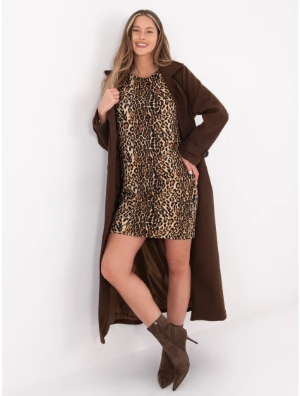 RV SK šaty A259 1.94 velbloud RV SK šaty A259 1.94 velbloud