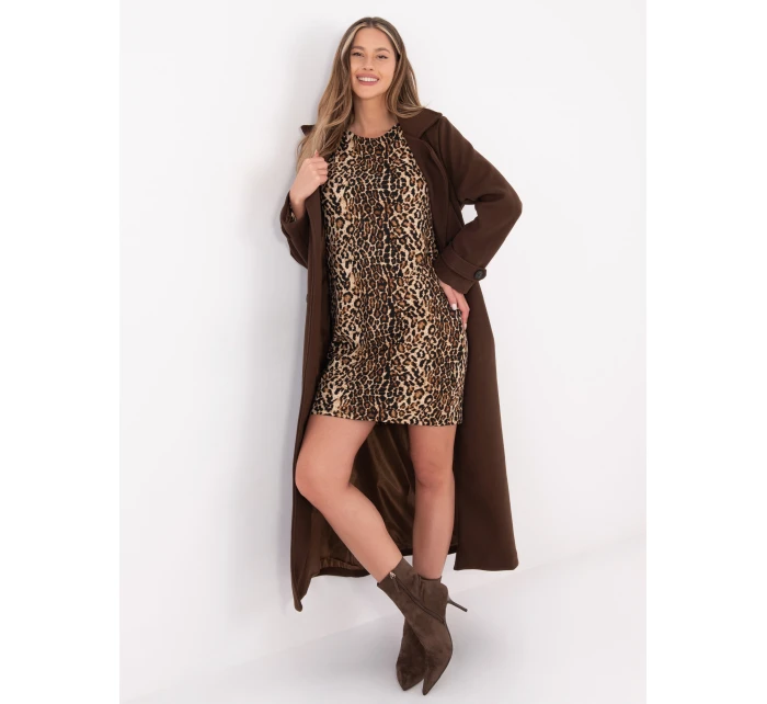 RV SK šaty A259 1.94 velbloud RV SK šaty A259 1.94 velbloud