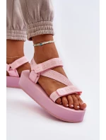 Dámské sandály na platformě Big Star Pink Dámské sandály na platformě Big Star Pink