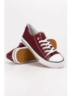 Originální červené dámské tenisky bez podpatku Originální červené dámské tenisky bez podpatku