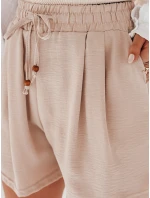 Dámské látkové šortky SUMMER TRIP khaki FashionStreet SY0435 Dámské látkové šortky SUMMER TRIP khaki FashionStreet SY0435