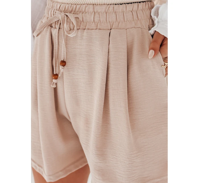 Dámské látkové šortky SUMMER TRIP khaki FashionStreet SY0435 Dámské látkové šortky SUMMER TRIP khaki FashionStreet SY0435