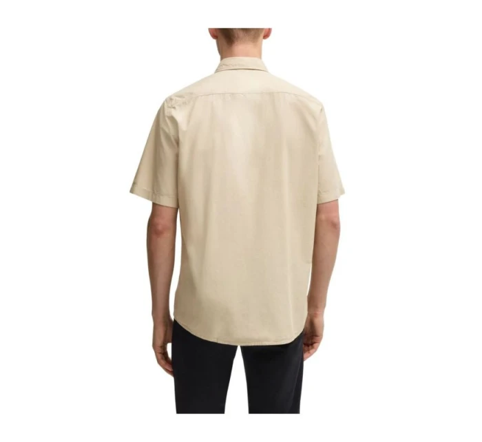 Pánská košile BOSS Relegant_6-short_M Light Beige (50537331-271)