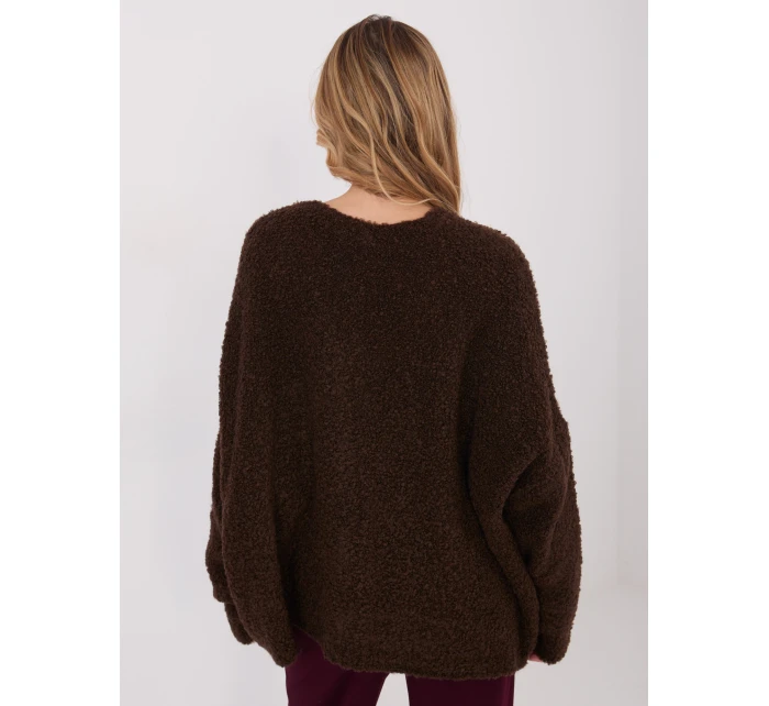 Jumper CH SW 72981.05P tmavě hnědý Jumper CH SW 72981.05P tmavě hnědý