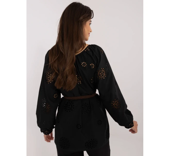 Bluzka LK BZ model 20470371 czarny - FPrice Bluzka LK BZ model 20470371 czarny - FPrice