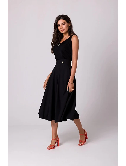 Sukně model 20863427 černá - BeWear Sukně model 20863427 černá - BeWear