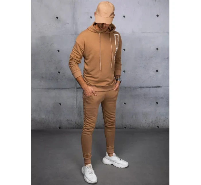 FashionStreet pánská tepláková souprava velbloudí barvy AX0684