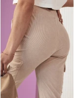 Dámské tepláky FLAYON béžové FashionStreet UY2059 Dámské tepláky FLAYON béžové FashionStreet UY2059