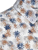 Pánská bílá košile s květinami Dstreet model 21989379 - FashionStreet Pánská bílá košile s květinami Dstreet model 21989379 - FashionStreet