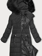 Dámská zimní bunda s kapucí J Style graphite (16M9126-105)