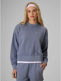 Dámská mikina z fleece s pravidelným střihem bez kapuce 4F 4FRAW26TSWSF3105-32S