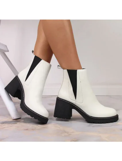 Zateplené boty Artiker W HBH42 s podpatkem na jehlovém podpatku