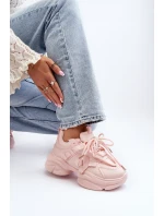 Dámské tenisky na masivní podrážce růžové model 21648323 - Boto Dámské tenisky na masivní podrážce růžové model 21648323 - Boto