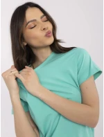 T shirt CLM TS model 21091748 turkusowy - FPrice T shirt CLM TS model 21091748 turkusowy - FPrice