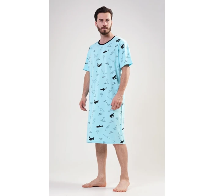 Pánská noční košile s krátkým rukávem model 17843969 - Vienetta MAN