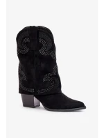 Boty na podpatku model 202046 Step in style Boty na podpatku model 202046 Step in style