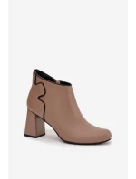 Boty na podpatku  model 222520 Step in style