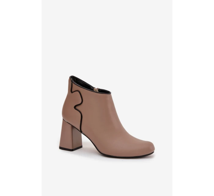 Boty na podpatku  model 222520 Step in style