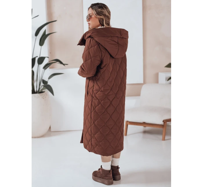 Dámská zimní bunda LIKEMIRA prošívaná hnědá FashionStreet TY4927