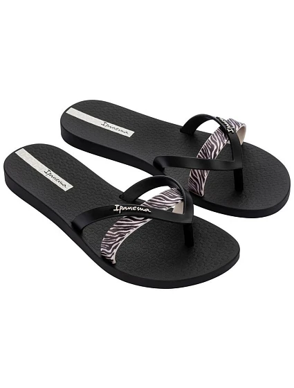 Ipanema dámské žabky Kirei módní pohodlné černé na pláž dámské