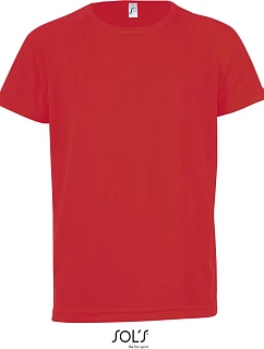 SOL'S Sporty Kids Dětské raglánové sportovní tričko model 22524663 red