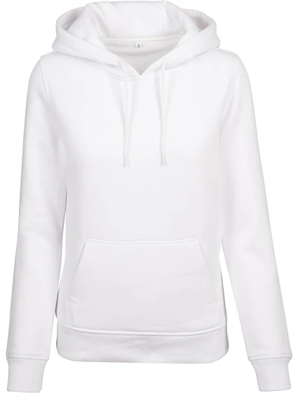 Build your Brand BY 026 Dámská mikina s kapucí 56.0026 white Build your Brand BY 026 Dámská mikina s kapucí 56.0026 white