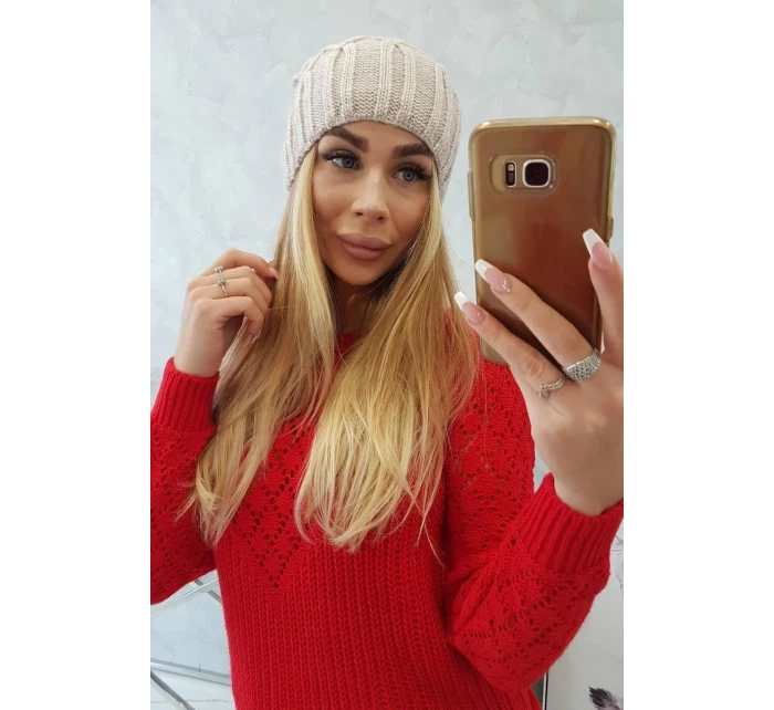 Milano fleecová čepice K203 světle béžová Milano fleecová čepice K203 světle béžová