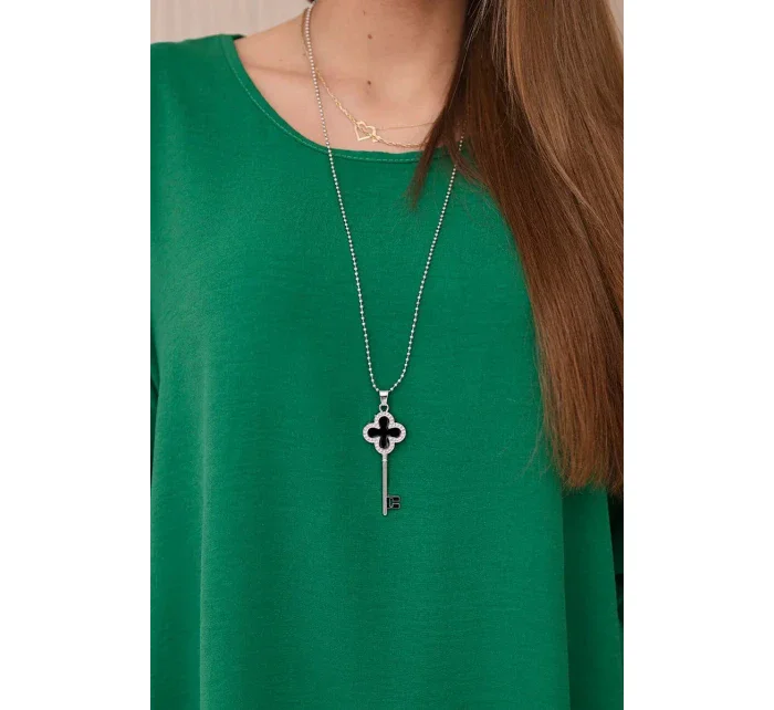 Sada halenky + kalhot s přívěskem zelený Sada halenky + kalhot s přívěskem zelený