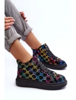 Sportovní Boty Na Platformě  Černé model 21632138 - Goe