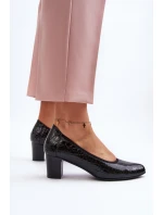 lodičky s potiskem černé model 21648021 - VINCEZA