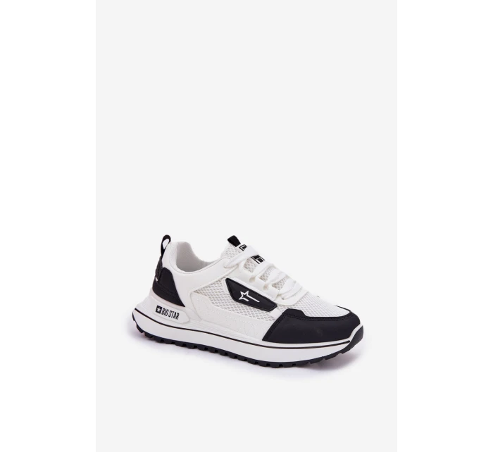 Dámské Sportovní Boty Na Platformě Big Star RR274A223 HI-POLY SYSTEM Bílá-Černá Dámské Sportovní Boty Na Platformě Big Star RR274A223 HI-POLY SYSTEM Bílá-Černá
