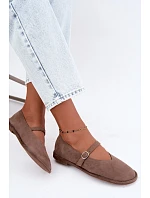 Barefoot baleríny s páskem Taupe Rhoselle Barefoot baleríny s páskem Taupe Rhoselle