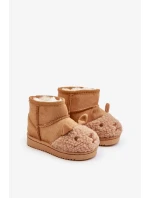 Zateplené Dětské Kotníkové Sněhule Lamy Camel Esandira