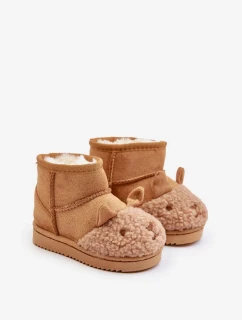 Zateplené Dětské Kotníkové Sněhule Lamy Camel Esandira