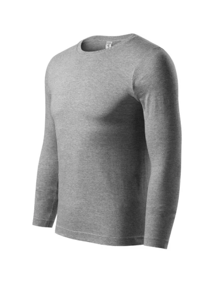 Progress LS triko unisex tmavě šedý melír