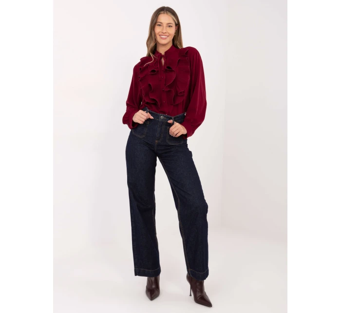 Koszula IT KS model 21786350 bordowy - FPrice