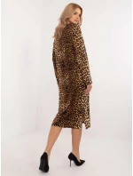 RV SK šaty model 20658070 velbloudí - FPrice RV SK šaty model 20658070 velbloudí - FPrice