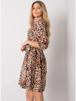 Šaty DHJ SK 11092A.75P černé a béžové - FPrice