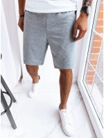 FashionStreet pánské světle šedé teplákové šortky SX2279 FashionStreet pánské světle šedé teplákové šortky SX2279
