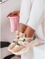 Dámské tenisky na silnější podrážce NEWMOVE beige FashionStreet ZY0590