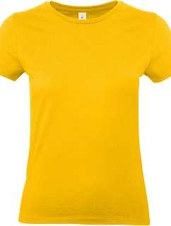 B&C #E190 /women Dámské tričko z těžké bavlny 01.004T gold